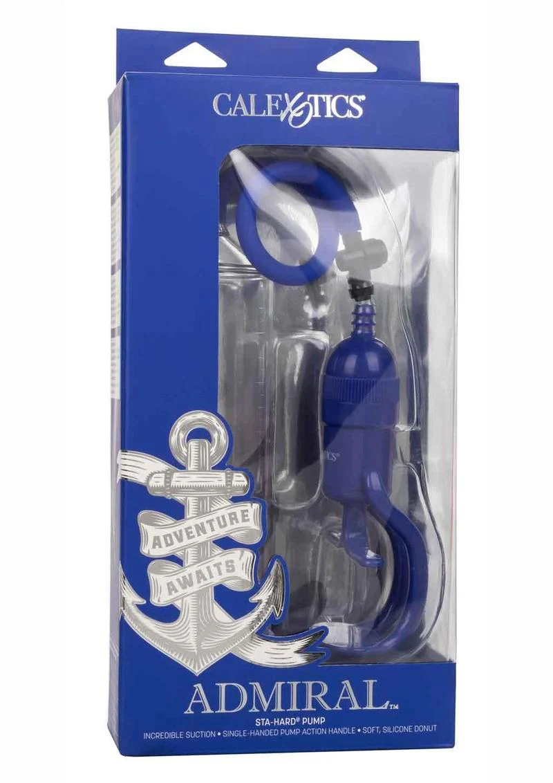 CALEXOTICS Admiral Sta-Hard Single-Handed Suction Penis Pump - Image 3