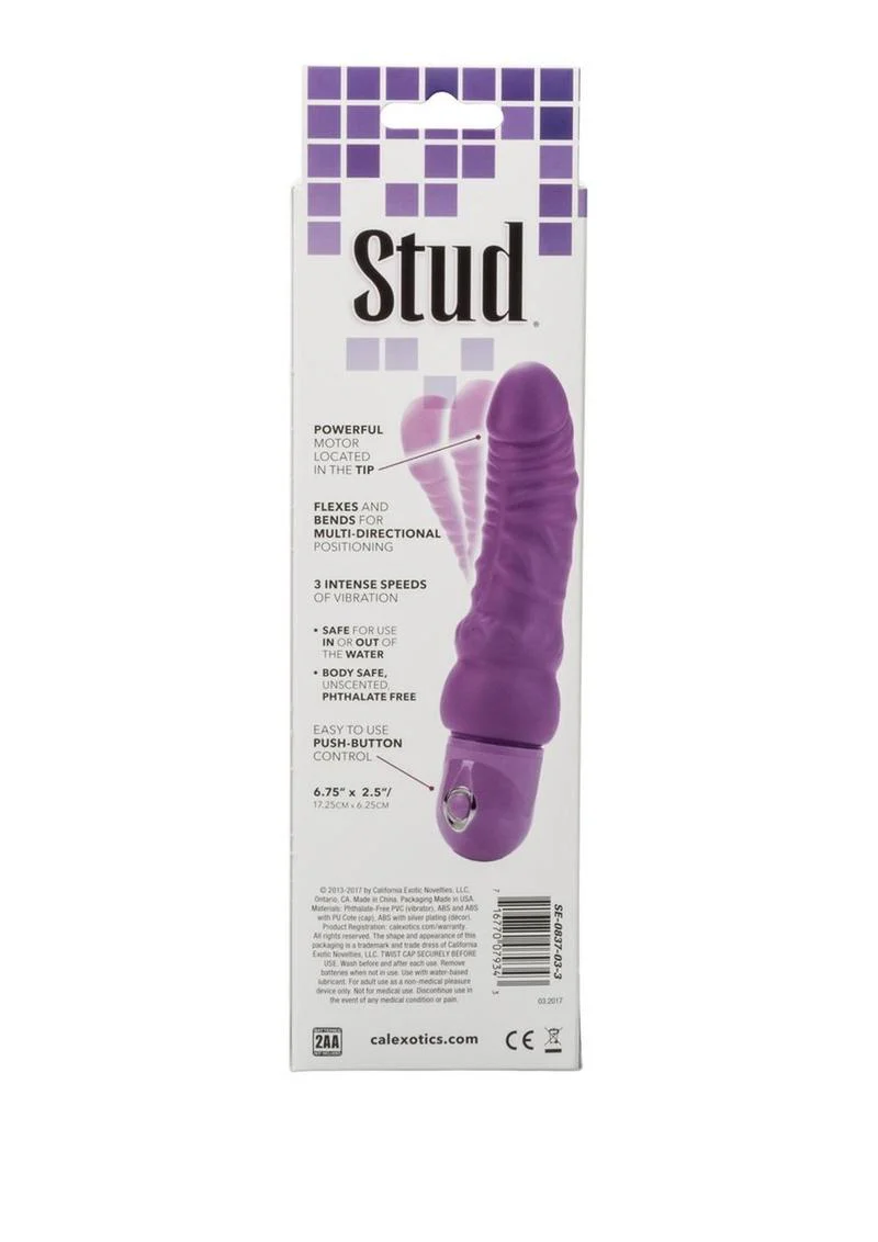 CalExotics Bendie Stud Curvy Vibrator with 3 Intense Speeds - Image 8