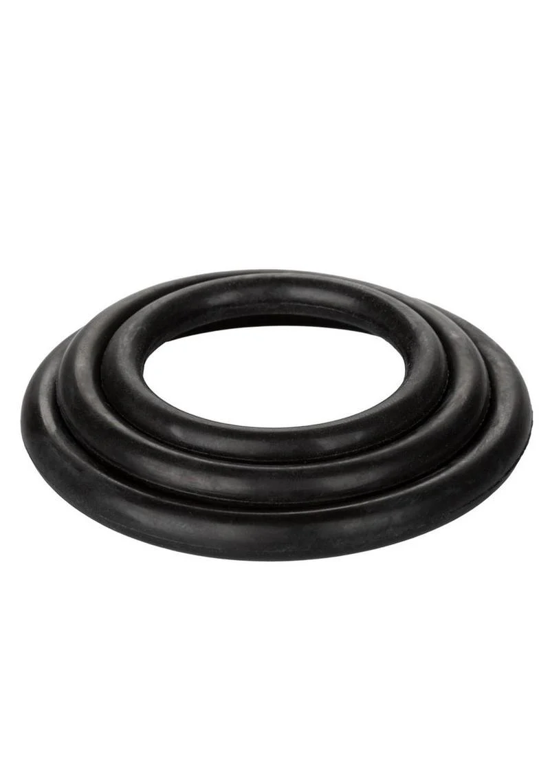 CalExotics Black Rubber Ring Set 3 Piece Universal - Image 2