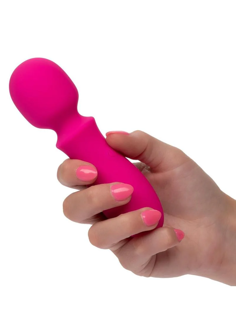 CalExotics Bliss Liquid Silicone Rechargeable Mini Wand - Image 3