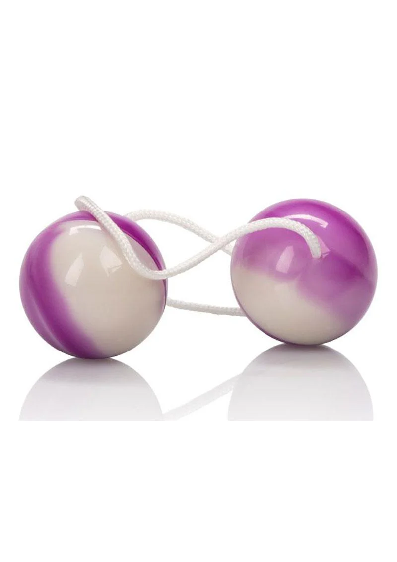 CalExotics Duotone Orgasm Balls Designer Two Tone