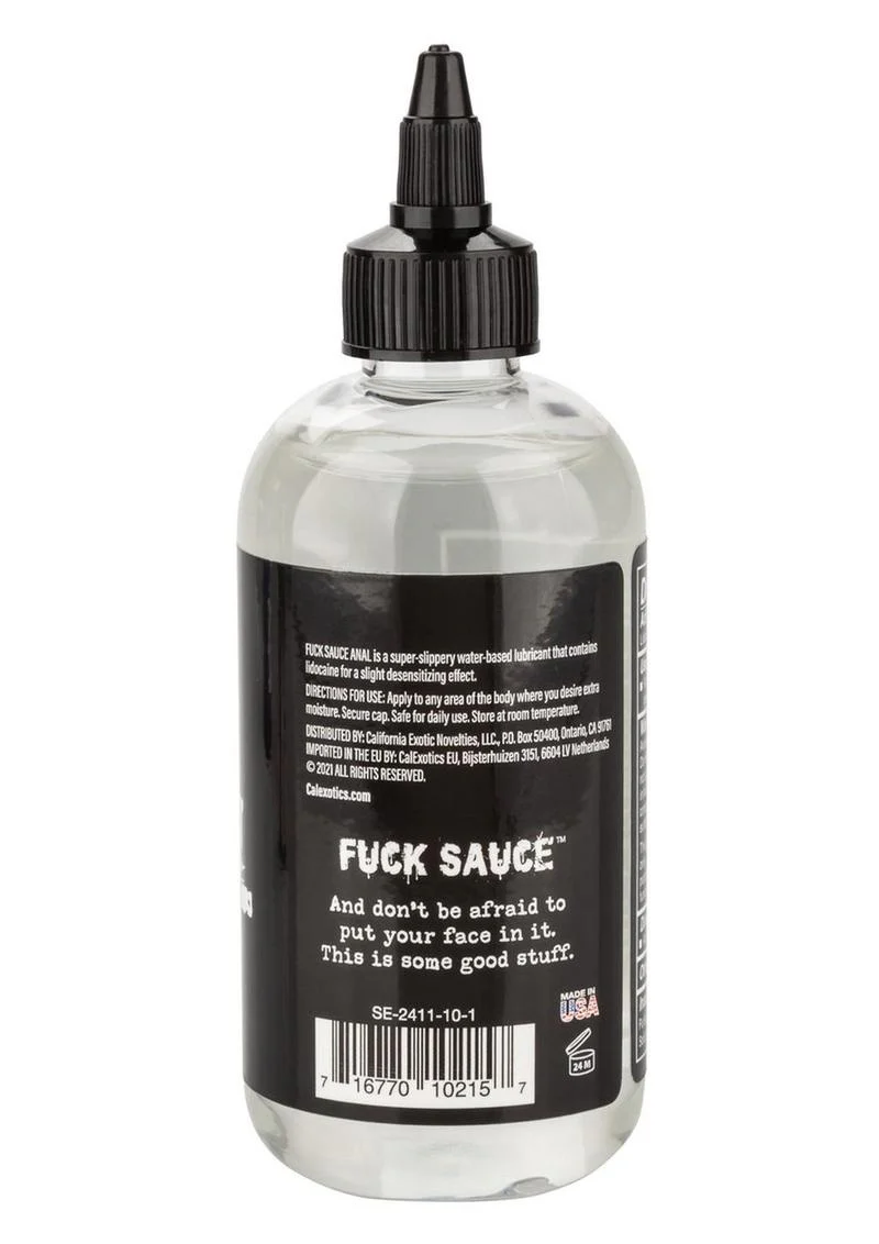 CalExotics Fuck Sauce Anal Numbing Water Based Lubricant - Image 2