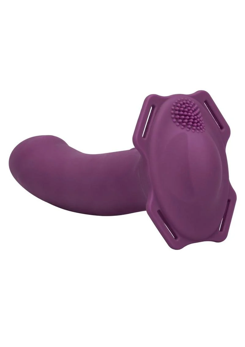CalExotics Her Royal Harness ME2 Rumbler Silicone Strap-On Probe - Image 2