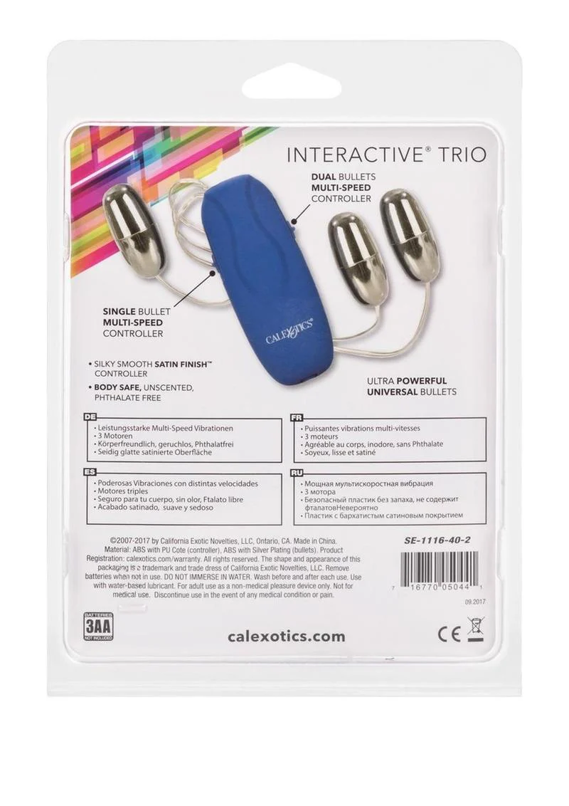 CalExotics Interactive Trio Triple Bullets with Wired Remote Control - Image 2