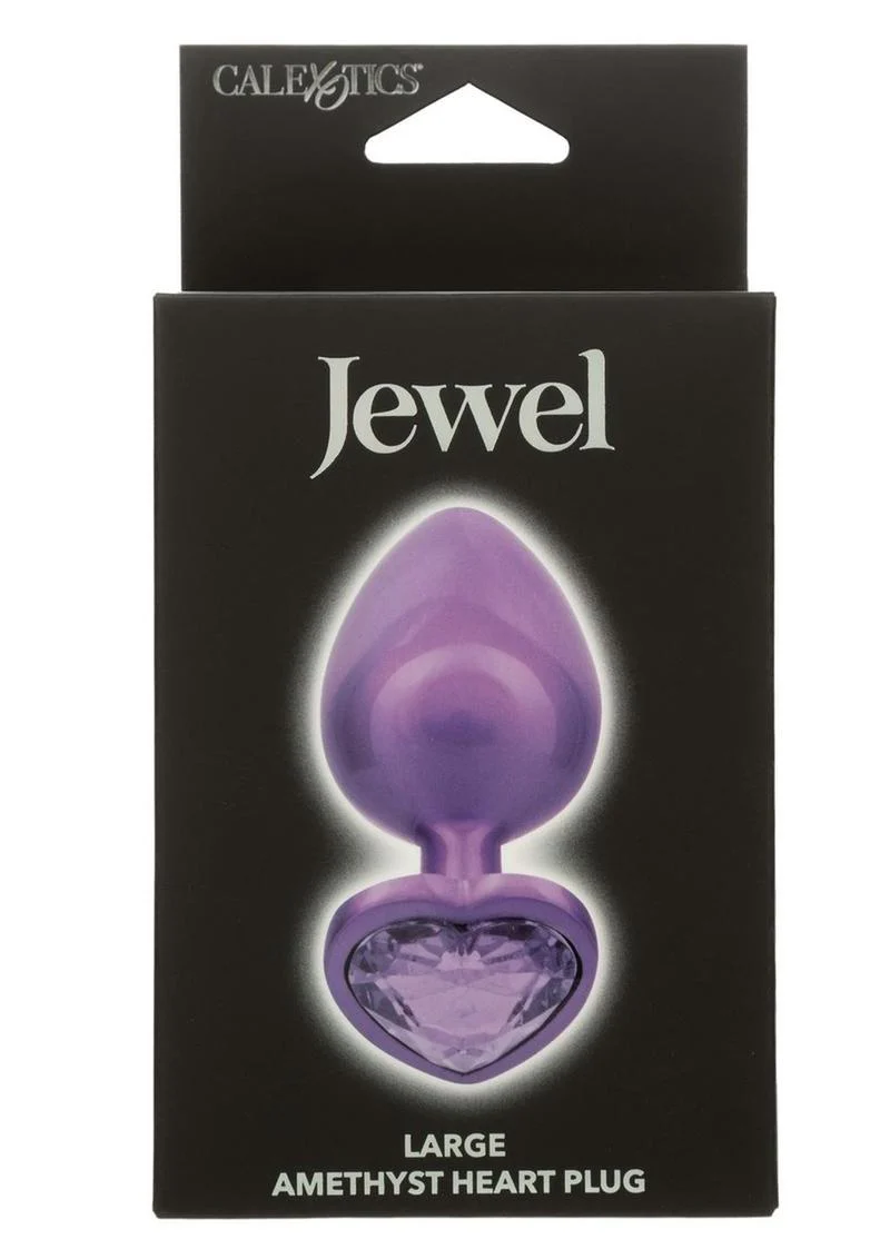 Calexotics Jewel Amethyst Heart Plug - Image 7