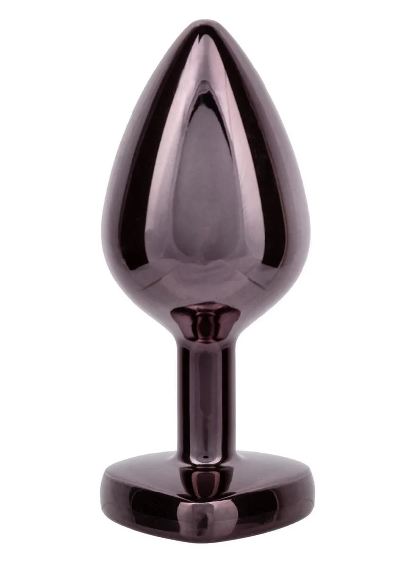 Calexotics Jewel Black Diamond Heart Plug - Image 4