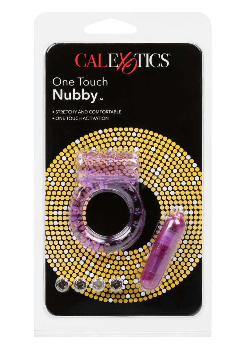 CalExotics One Touch Nubby Vibrating Ring - Image 4