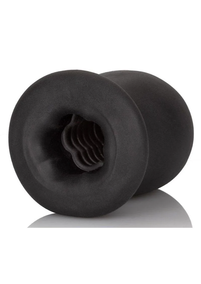 CalExotics Packer Gear FTM Stroker Black Plush Soft Ribbed Pleasure