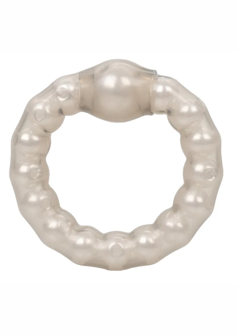 CalExotics Pearl Beaded Prolong Ring Stimulating