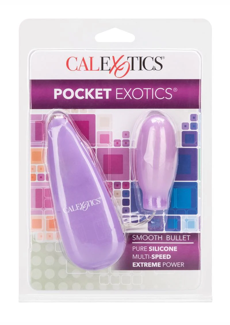 Calexotics Pocket Exotics Smooth Bullet Clitoral Vibrator - Image 4