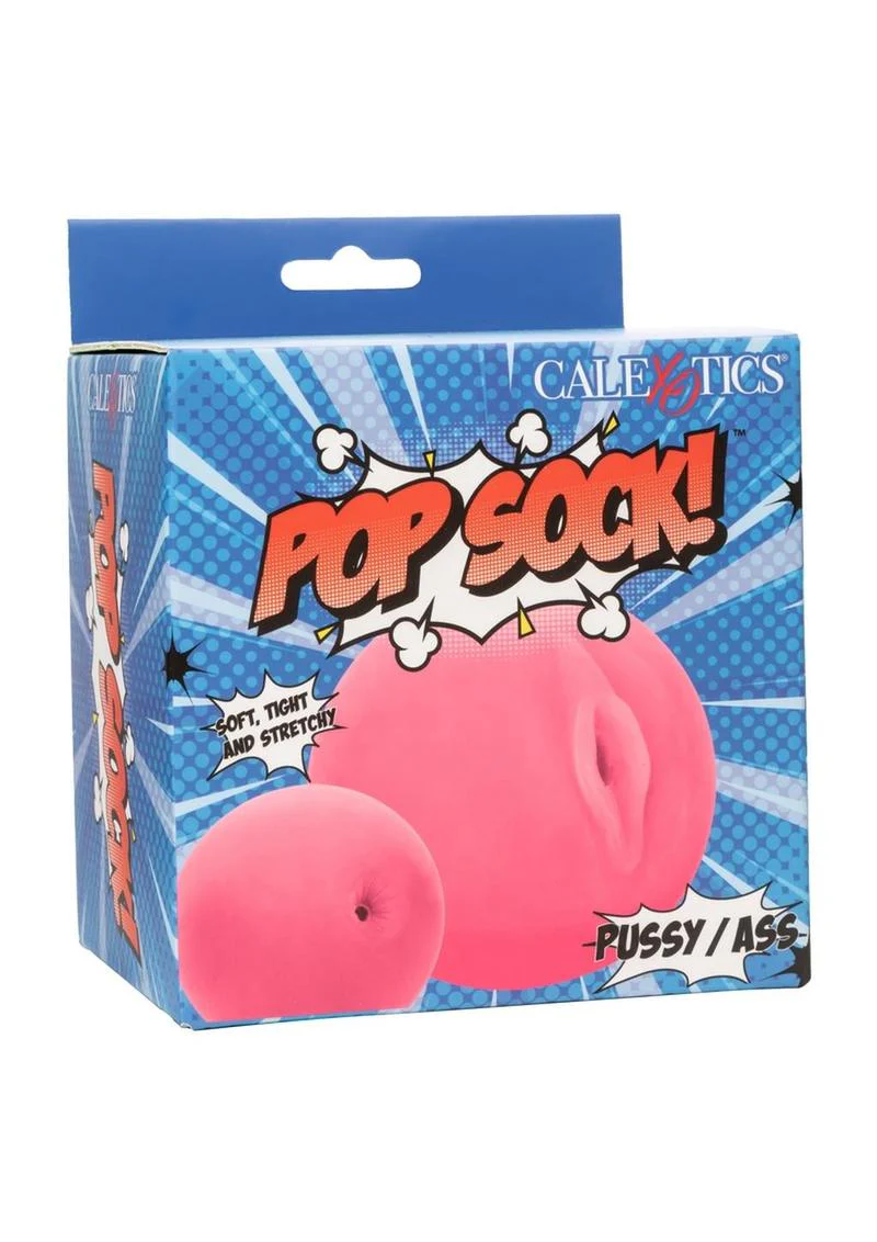 CalExotics Pop Sock Pussy Stroker Stretchy Sleeve - Image 4