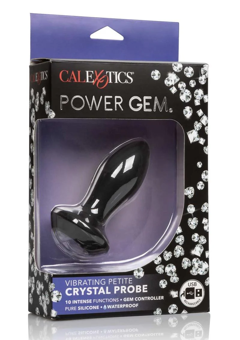 CalExotics Power Gem Vibrating Petite Crystal Probe Plug - Image 10