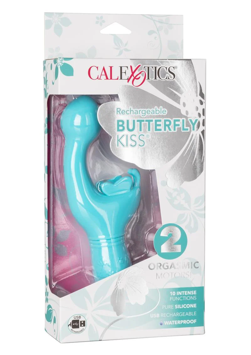 CalExotics Rechargeable Butterfly Kiss Dual Vibrator - Image 10