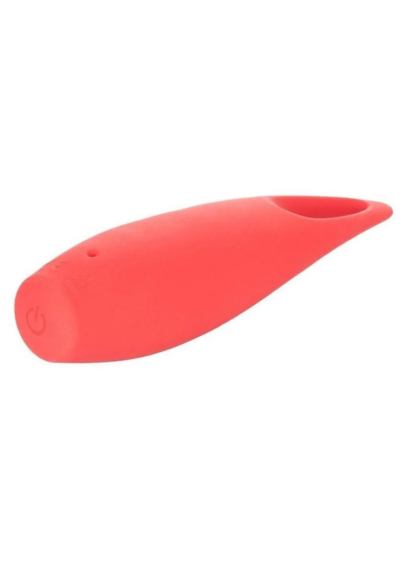 CalExotics Red Hot Spark USB Rechargeable Silicone Mini Vibrator - Image 3