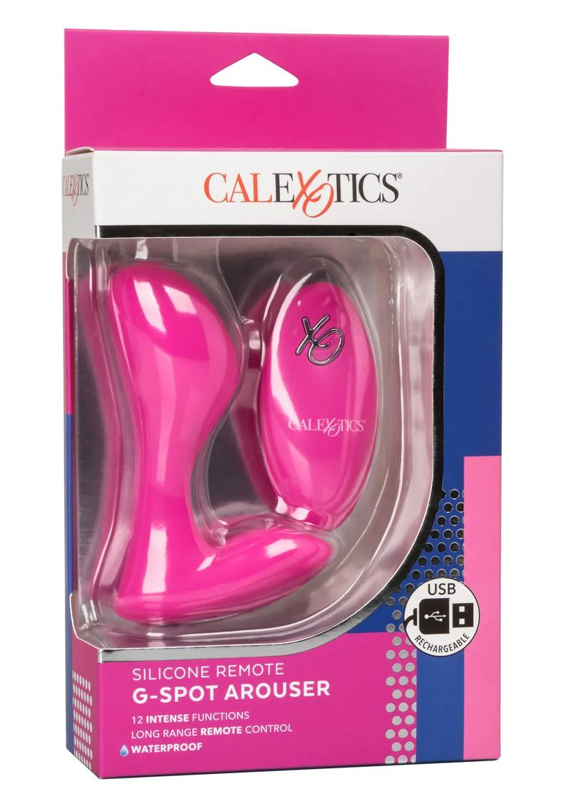 Calexotics Silicone G-Spot Arouser Vibrator with Remote Control - Image 4