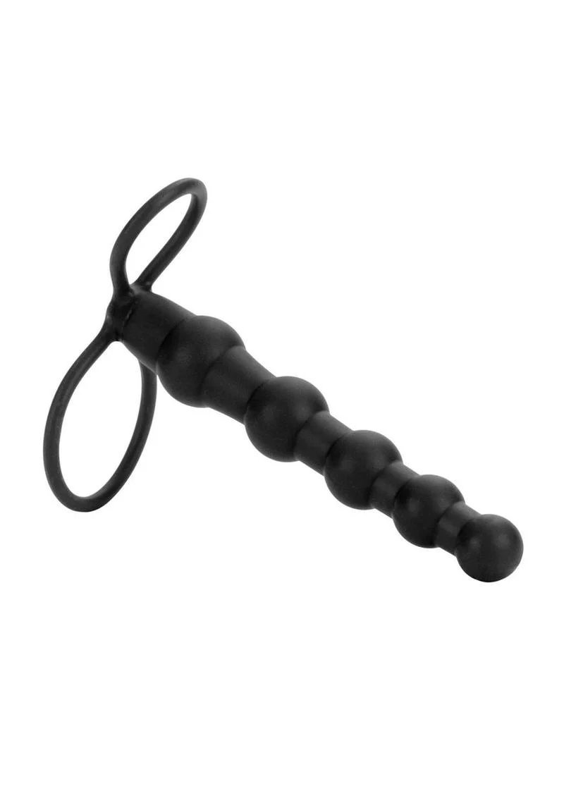 CalExotics Silicone Love Rider Beaded Dual Penetrator - Image 2
