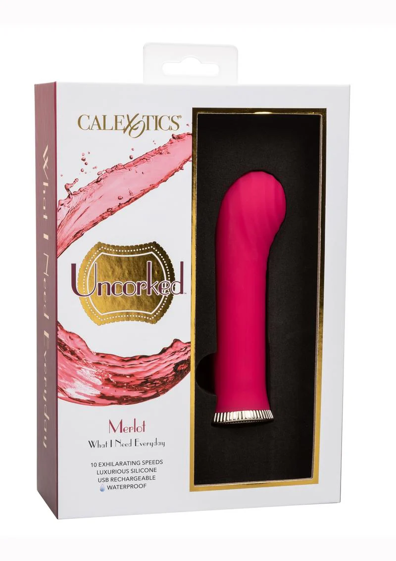 CalExotics Uncorked Merlot Rechargeable Vibrator - Image 4