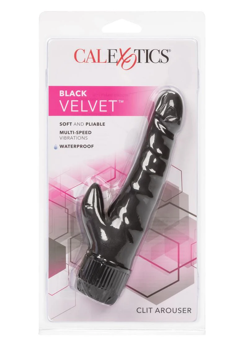 CalExotics Velvet Clit Arouser Realistic Rabbit Vibrator - Image 4