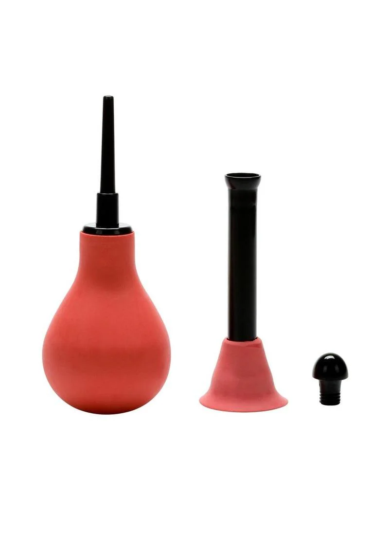 CalExotics Vulcanite Anal Douche Squeezable Bulb - Image 3