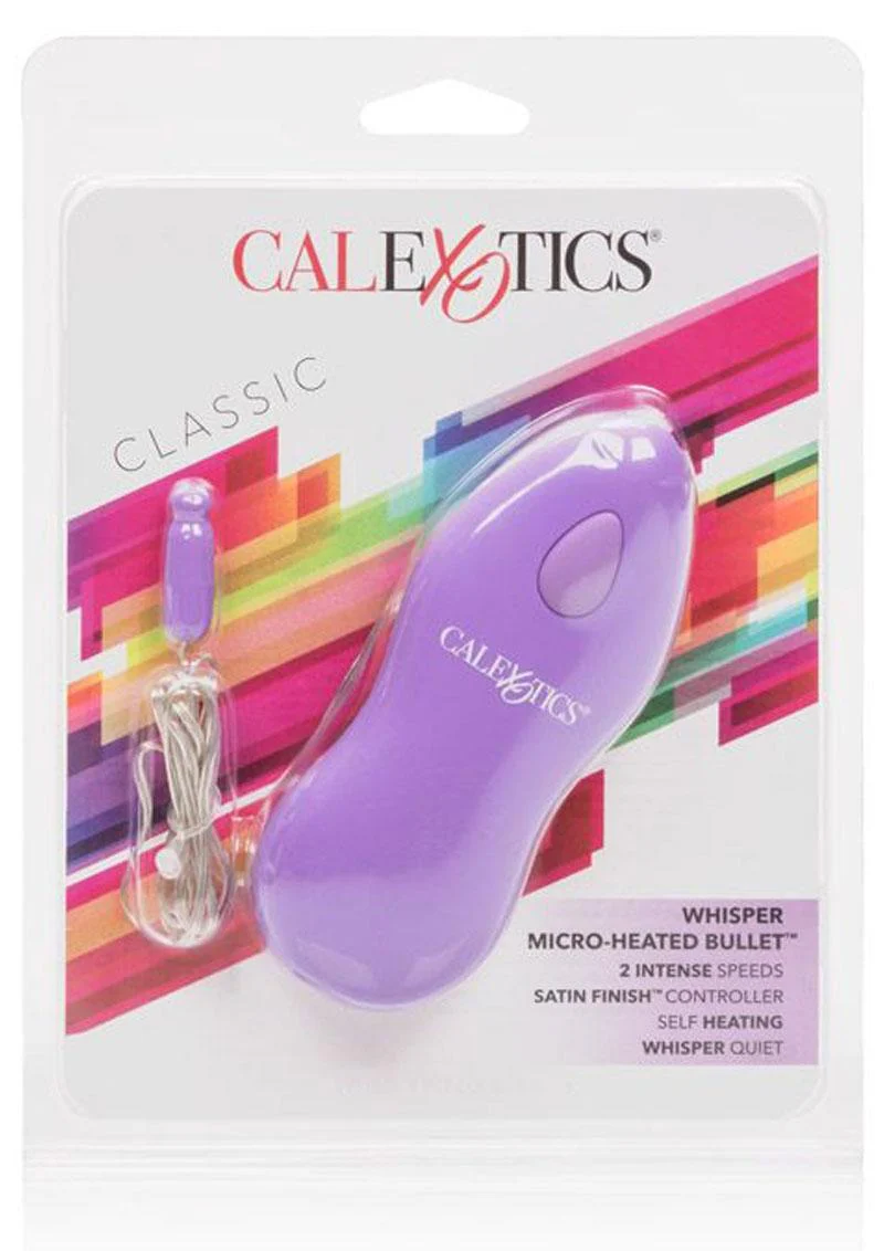 CalExotics Whisper Micro Heated Bullet with Wired Remote Control - Image 11