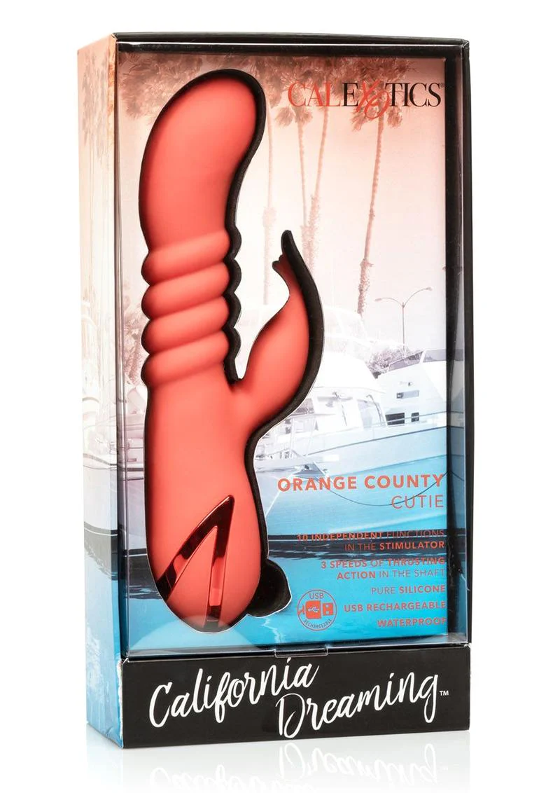 California Dreaming Orange County Cutie Rabbit Vibrator - Image 4