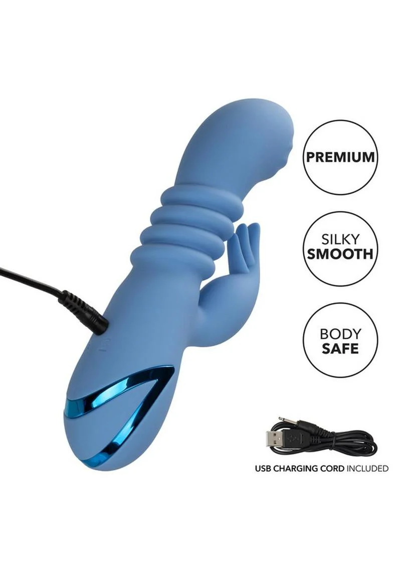 California Dreaming Santa Cruz Coaster Silicone Rabbit Vibrator - Image 2