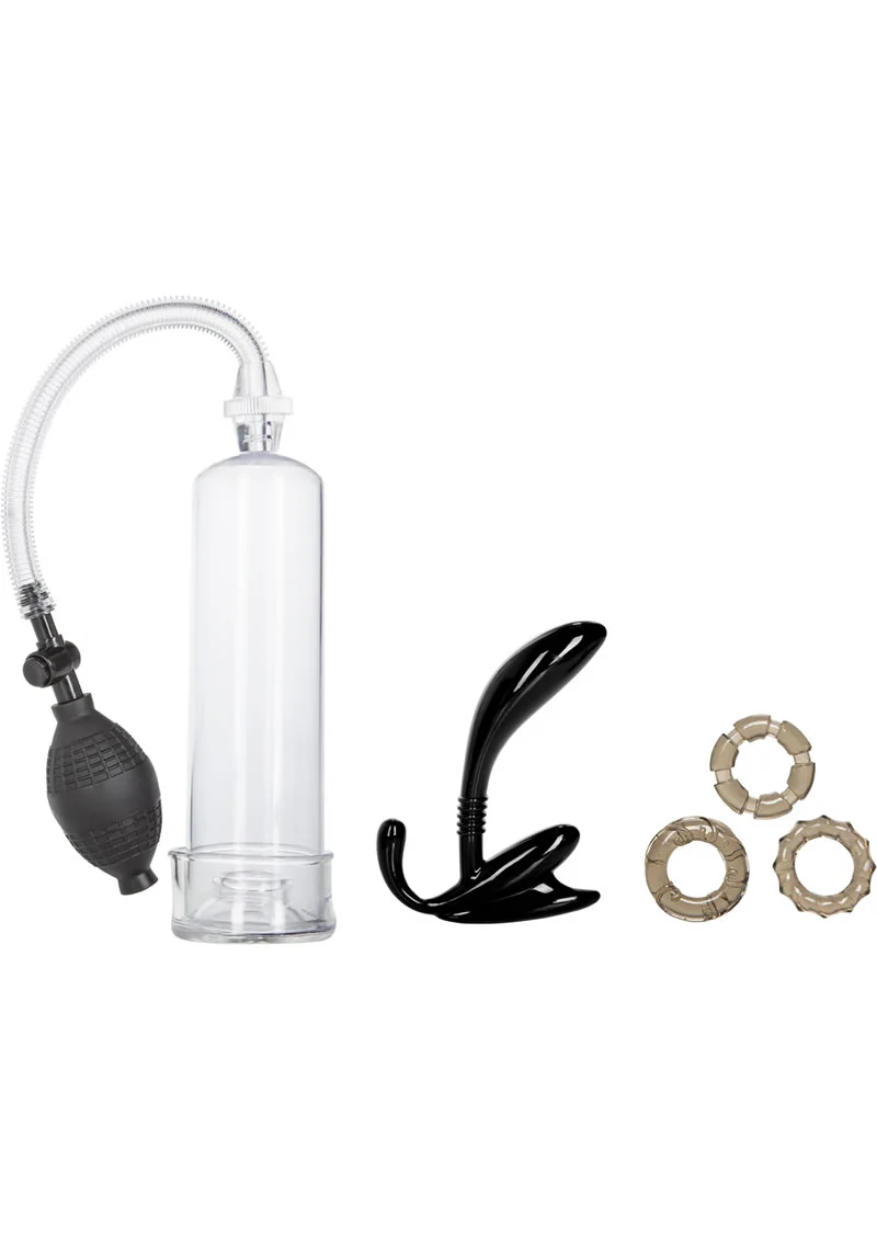 California Exotic Novelties His Essential Enhancement Set Pump Kit