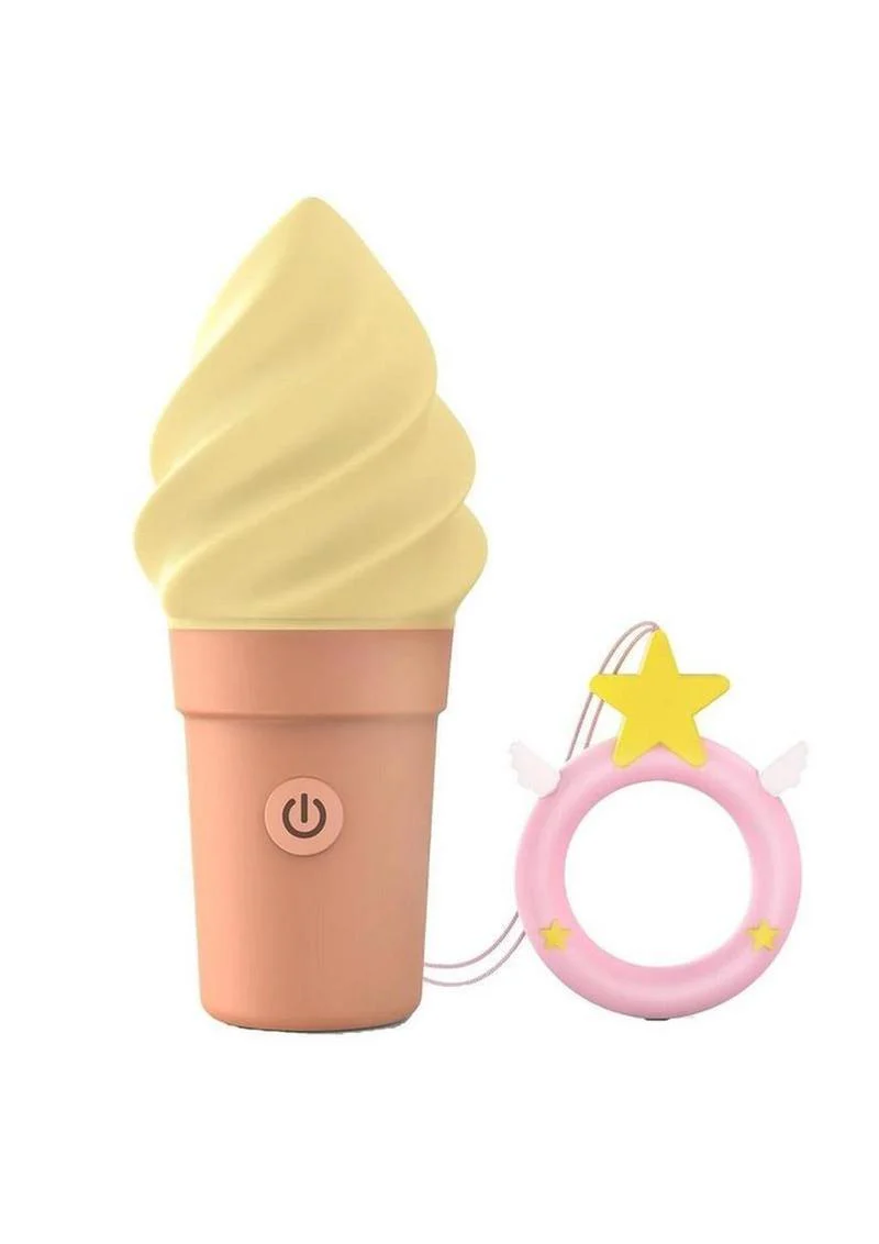 Cand'Ice Vanilla Pop Rechargeable Silicone Clitoral Stimulator
