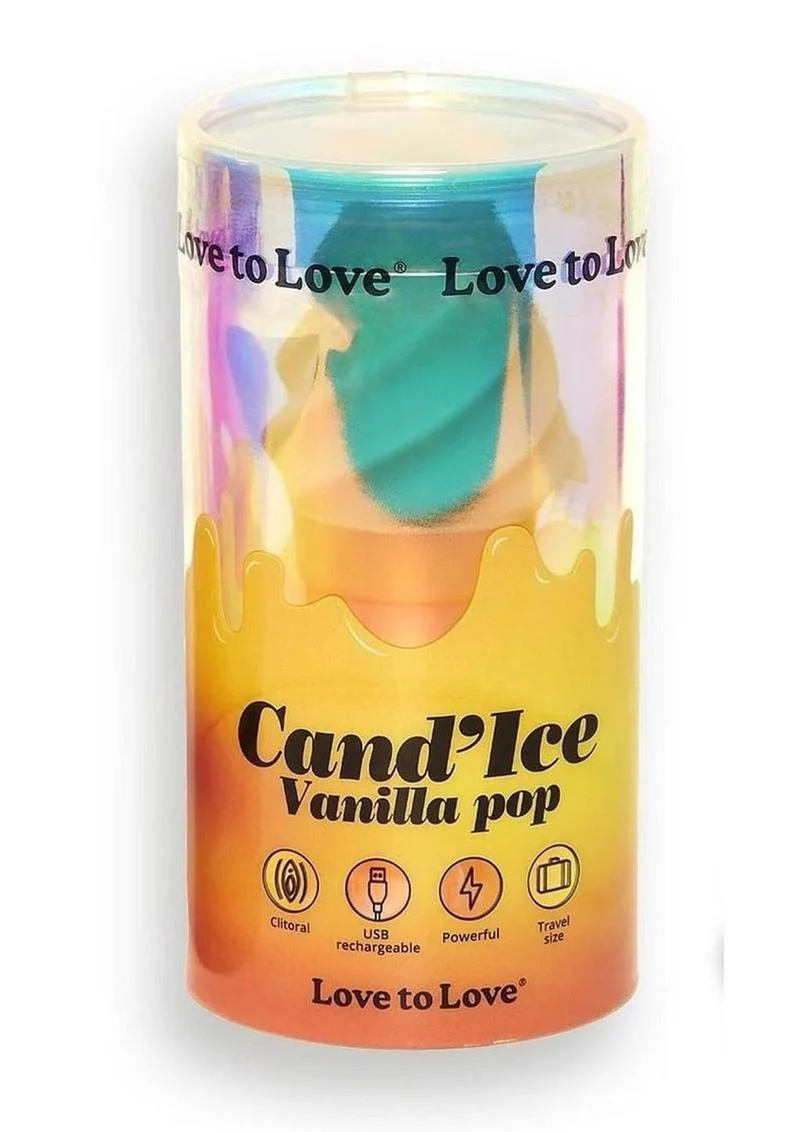 Cand'Ice Vanilla Pop Rechargeable Silicone Clitoral Stimulator - Image 4