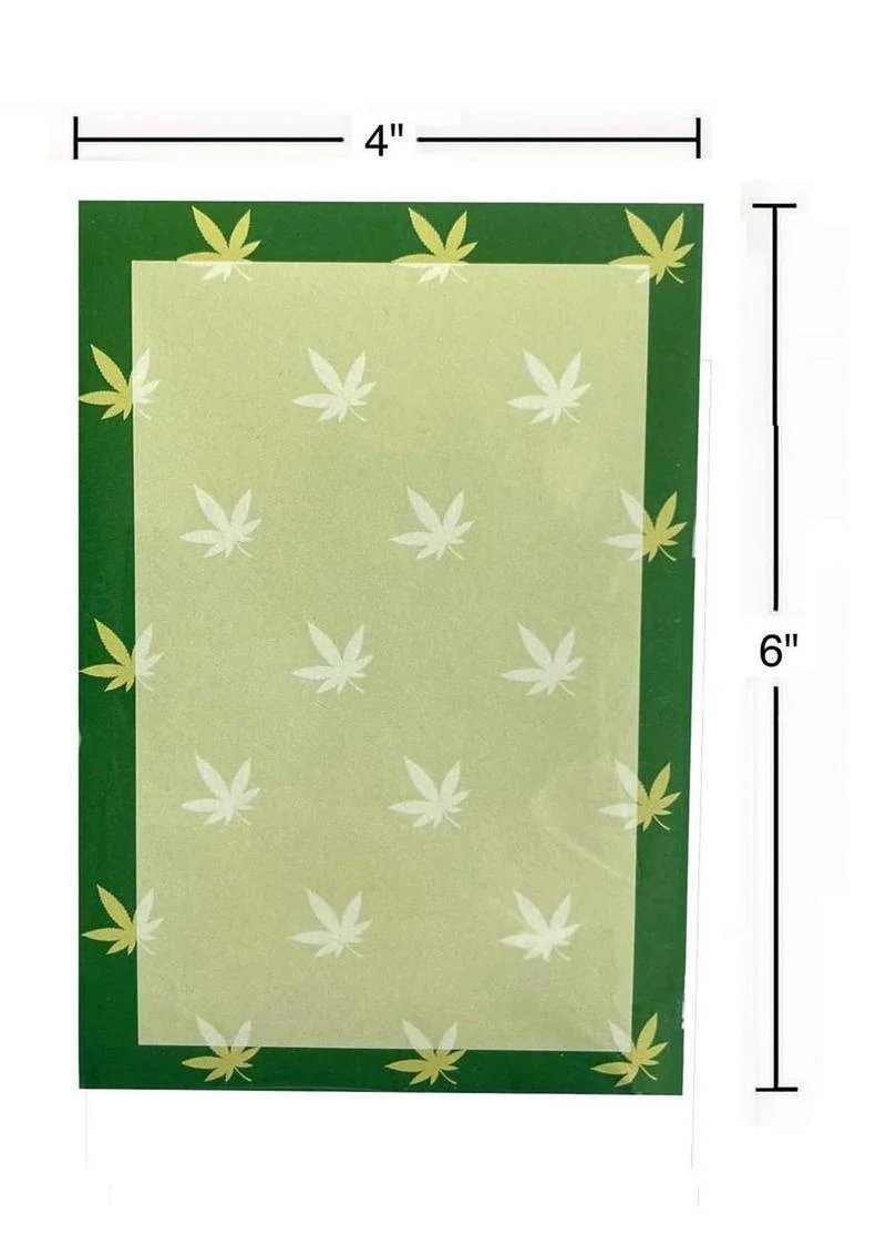 Cannabis Leaf 100-Page Notepad Fun and Green for Creative Ideas