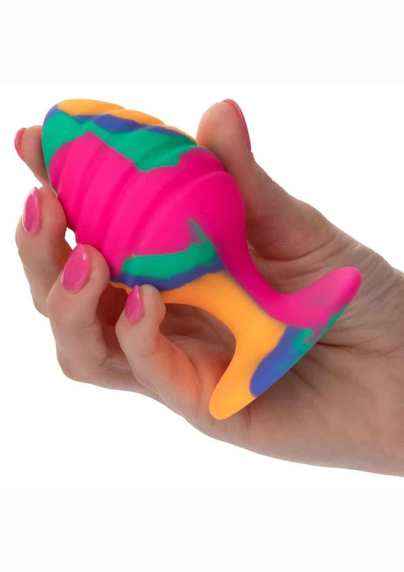 Cheeky Large Swirl Tie-Dye Silicone Plug - Image 6