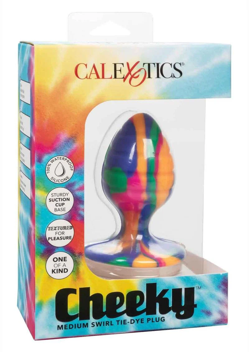 Cheeky Large Swirl Tie-Dye Silicone Plug - Image 8