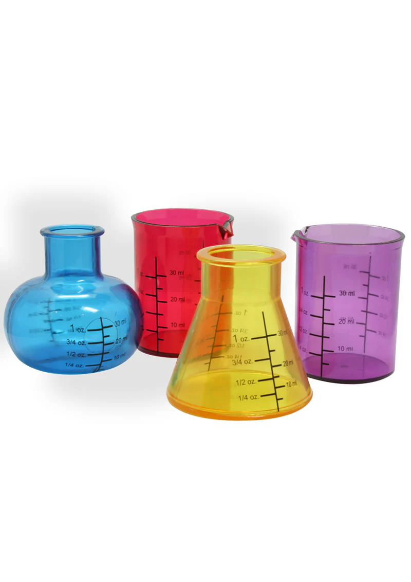 Chemistry Shot Glass Set Fun and Functional Cocktail Set Unique Design