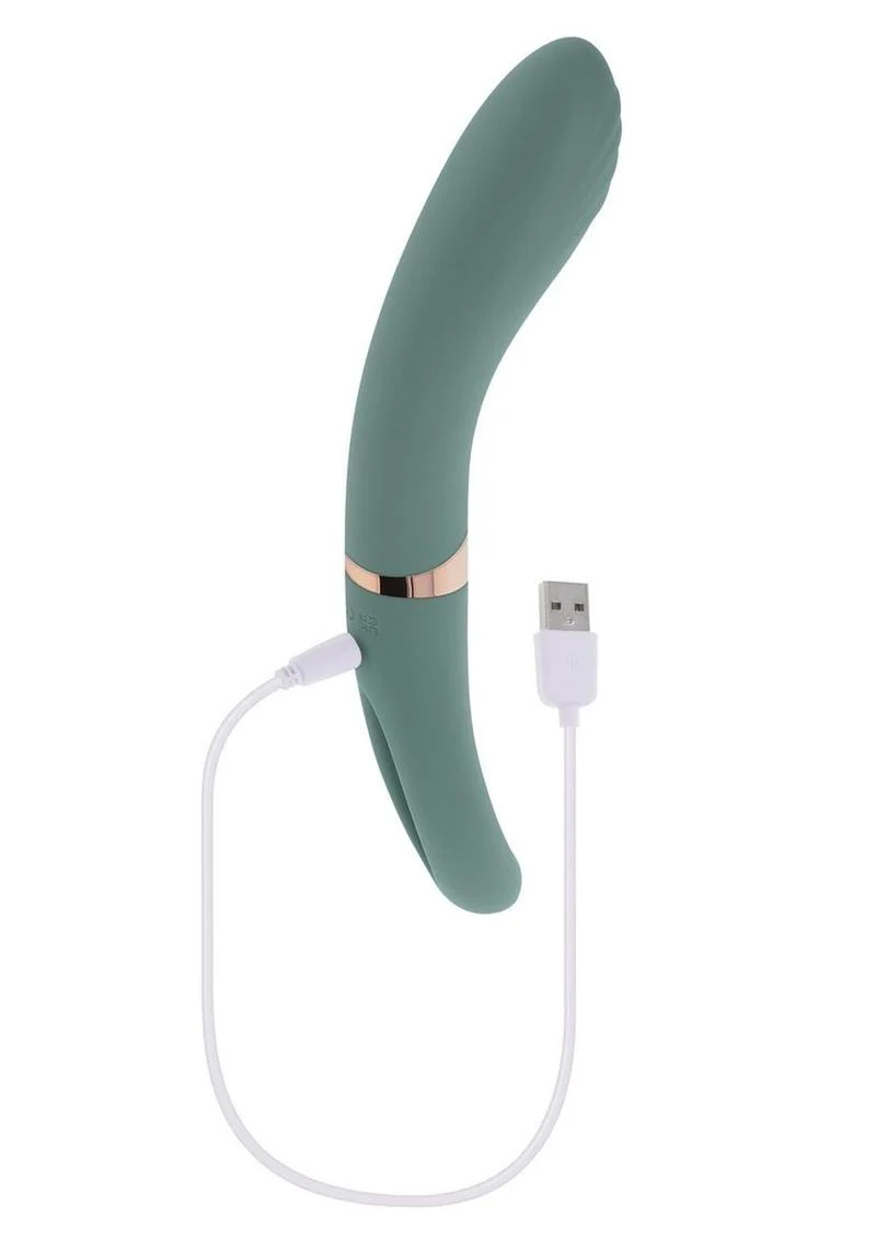 Chick Flick Rechargeable Silicone Dual Vibrator - Image 4