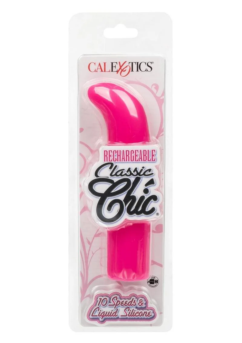 Classic Chic Rechargeable Mini G-Silicone Vibrator - Image 4