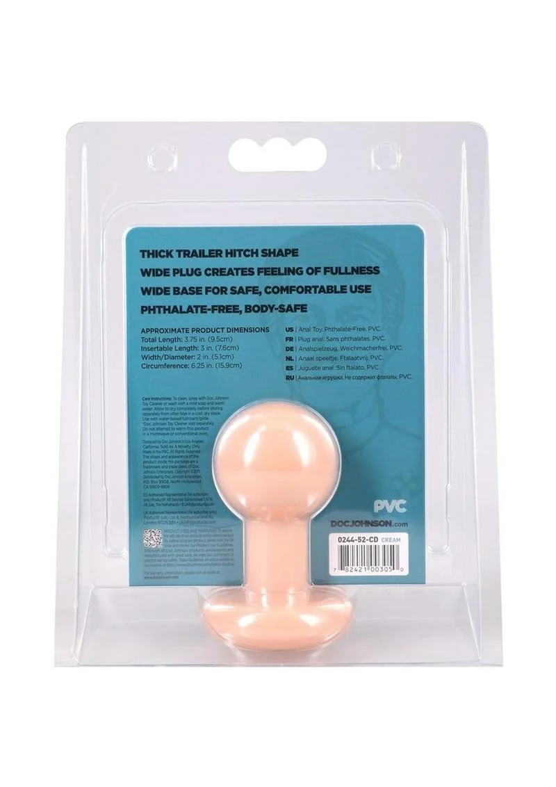 Classic Round Large Butt Plug - Image 9