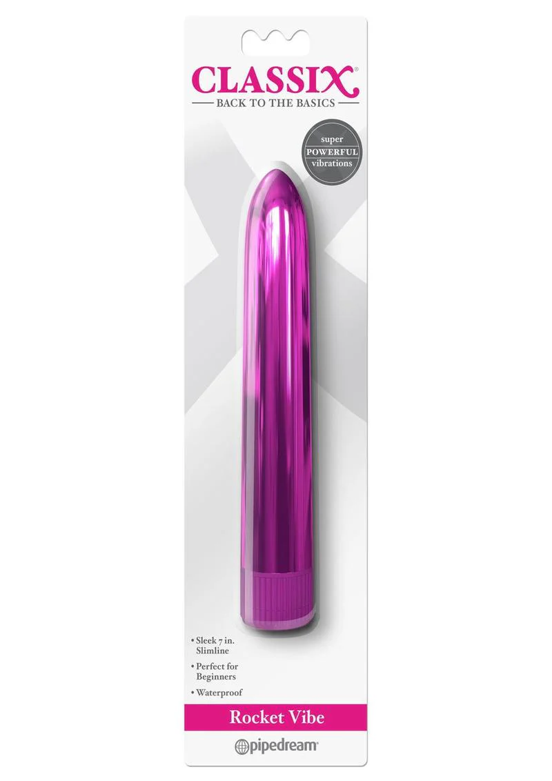 Classix Rocket Sleek Waterproof Vibrator - Image 5