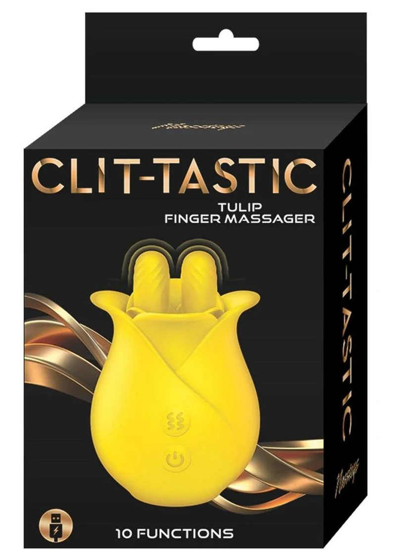 Clit-Tastic Tulip Finger Massager Clitoral Vibrator - Image 4