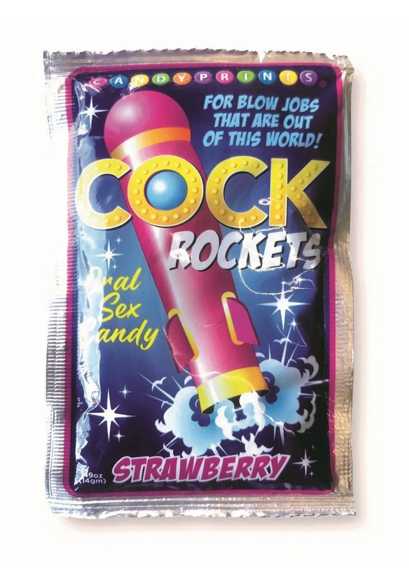 Cock Rockets Oral Sex Candy Strawberry Flavor