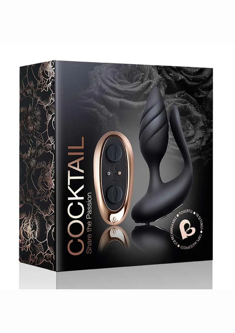 Cocktail Rechargeable Couples Vibrator with Remote Control Vibrators - Image 6