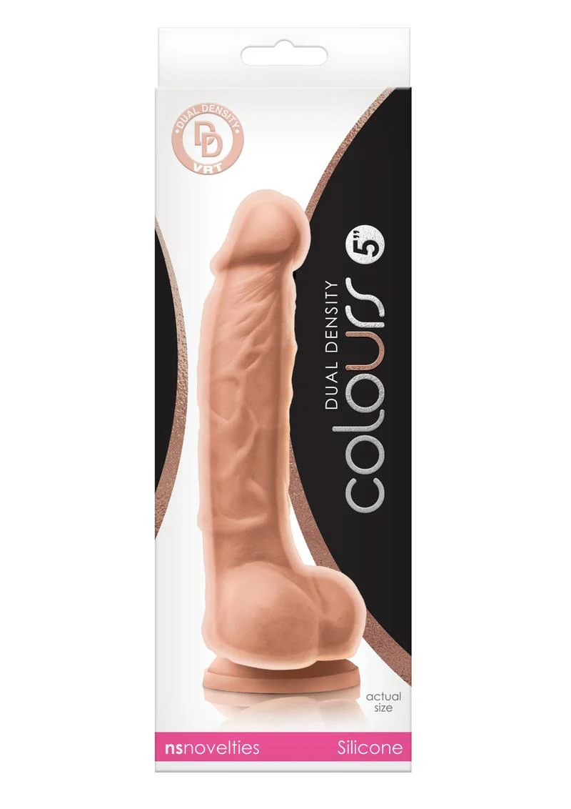 Colours Dual Density Silicone Dildo - Image 18
