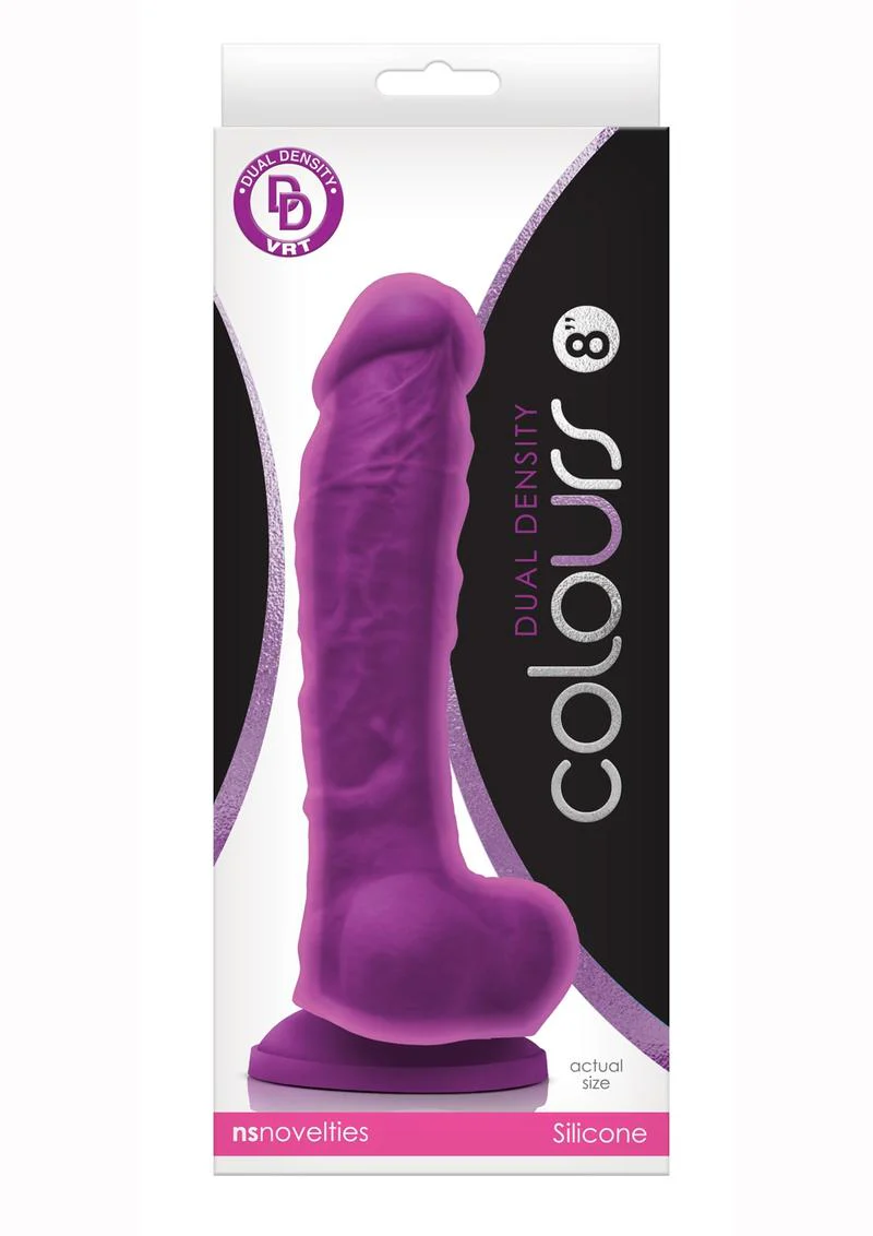 Colours Dual Density Silicone Dildo - Image 23