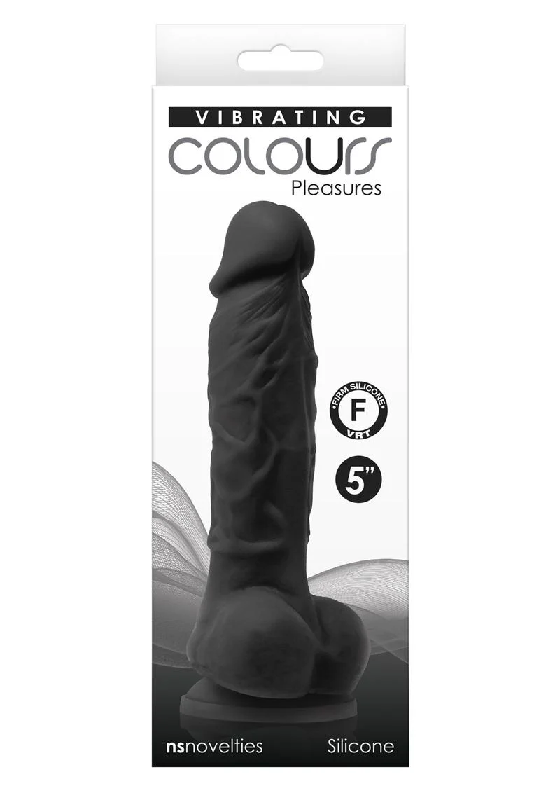 Colours Pleasures Vibrating Dildo with Balls - Image 28