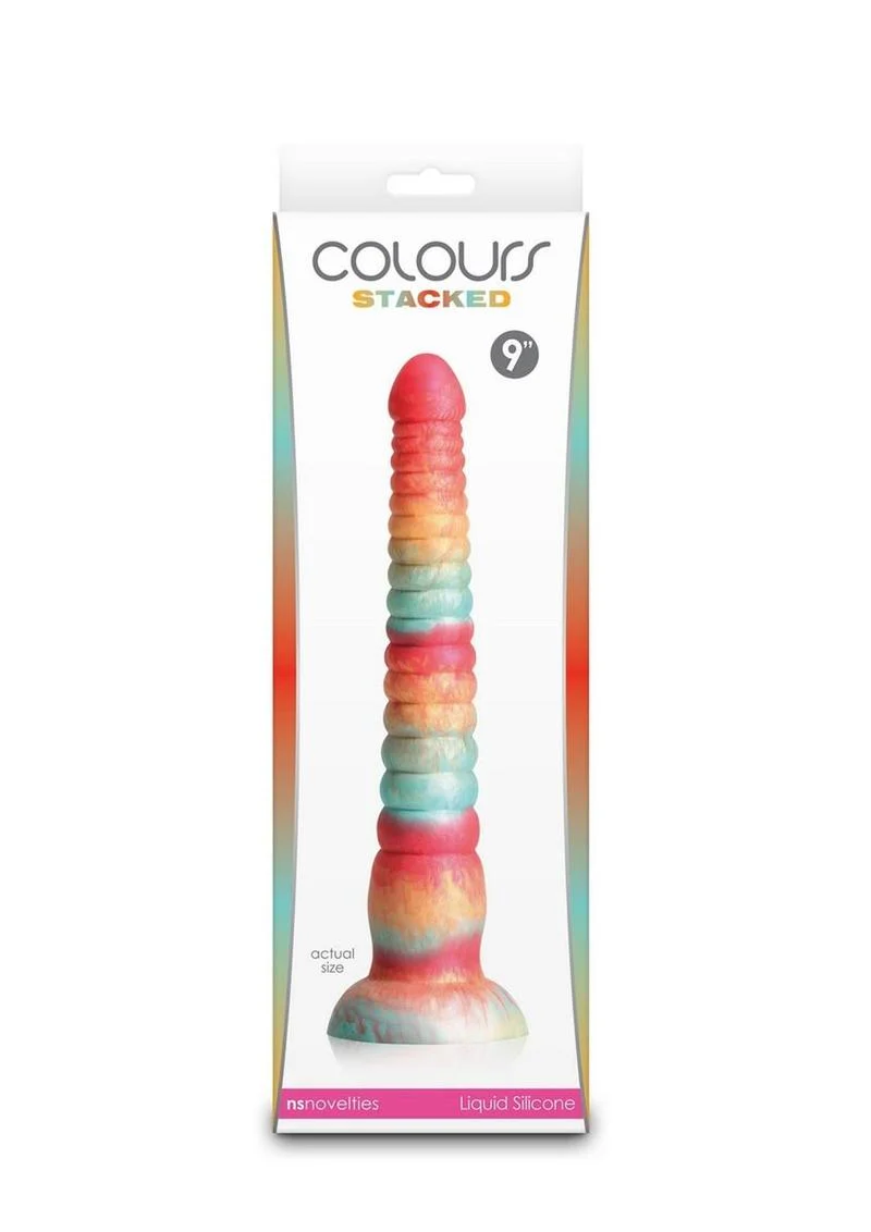 Colours Stacked Waterproof And Premium Silicone Dildo - Image 20