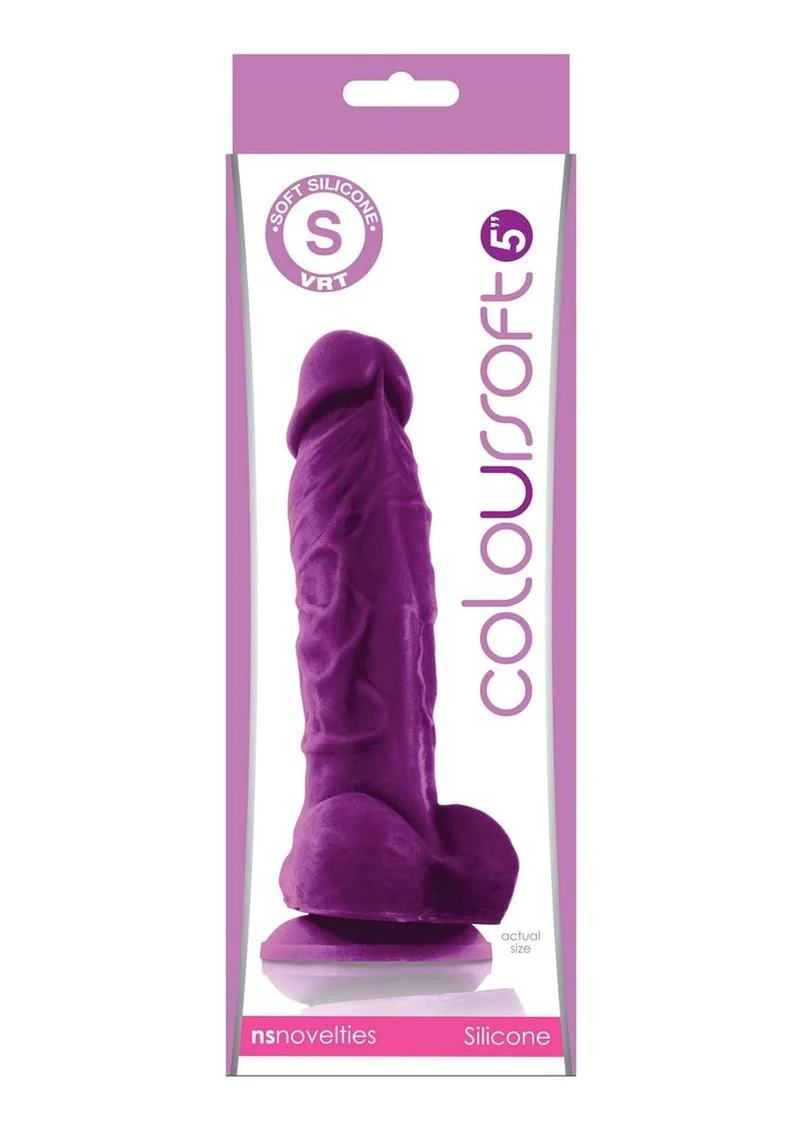 ColourSoft Silicone Dildo With Realistic And Harness Compatible - Image 11