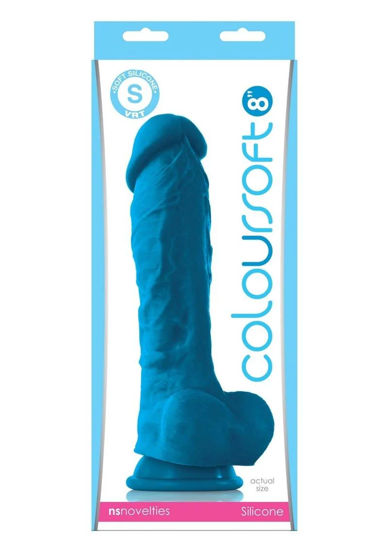 ColourSoft Silicone Dildo With Realistic And Harness Compatible - Image 12