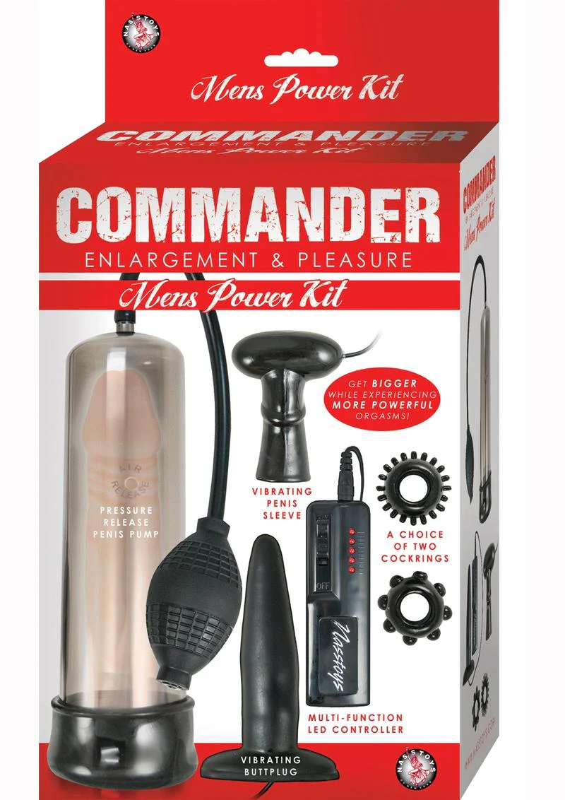 Commander Men’s Enlargement And Dual Pleasure Set Power Kit - Image 2