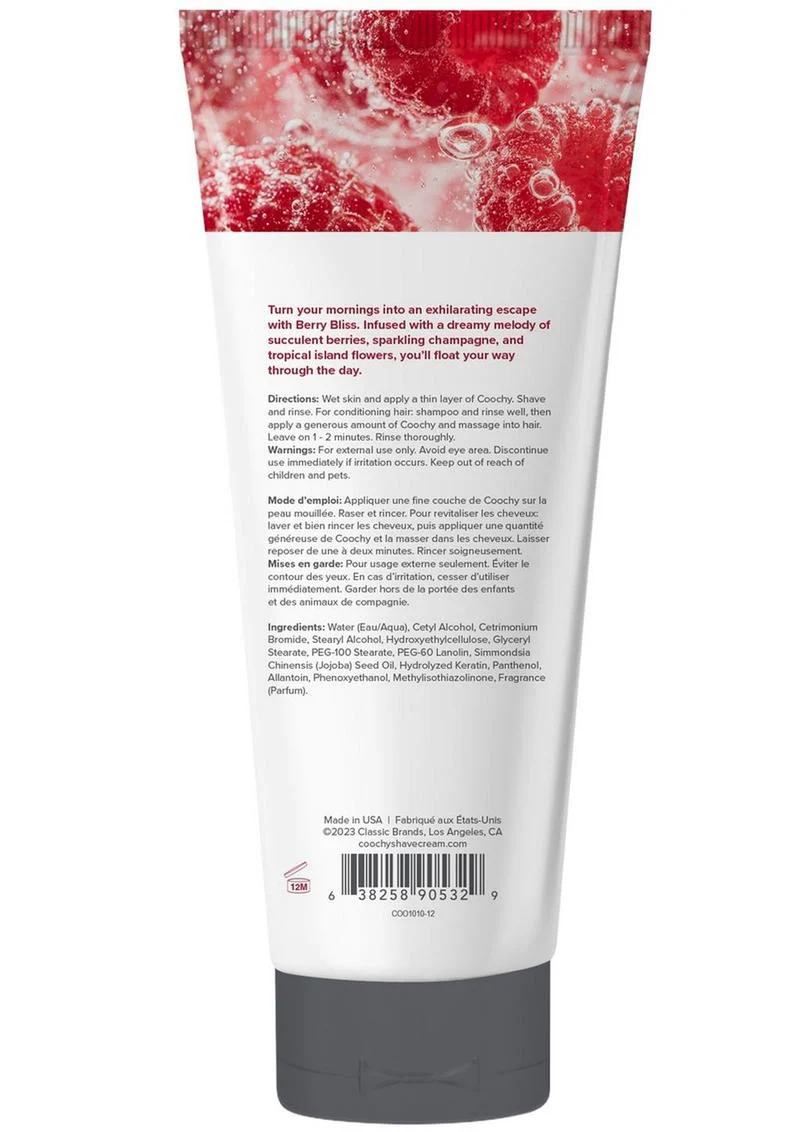 Coochy Berry Bliss Shave Cream Smooth And Moisturizing - Image 8