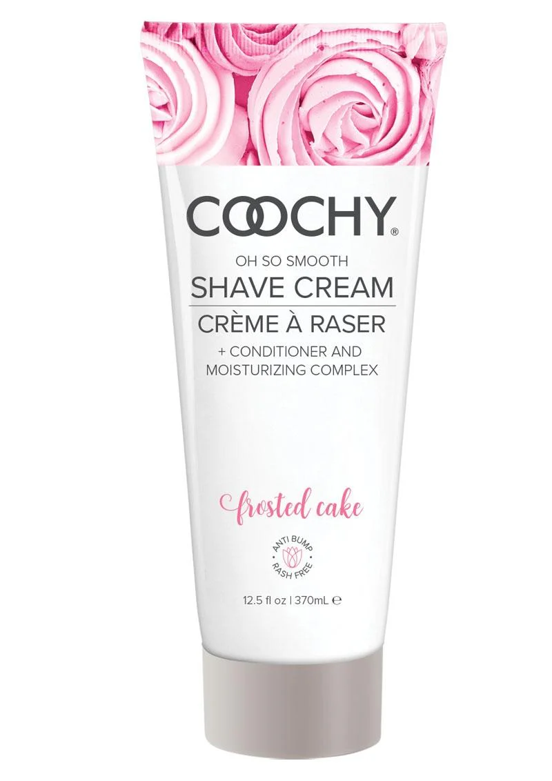 Coochy Shave Cream Frosted Cake
