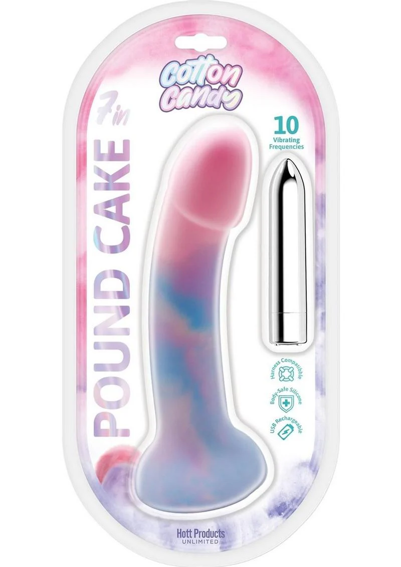 Cotton Candy Silicone Vibrator With Vibrating Frequencies - Image 3